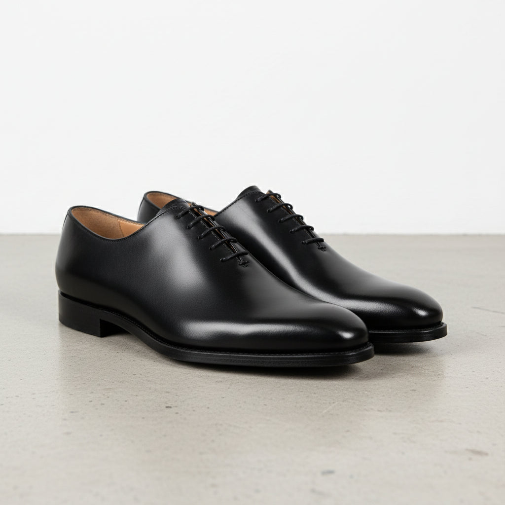 Men's Black Leather Formal Oxford Shoes