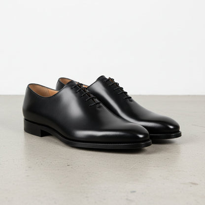 Men's Black Leather Formal Oxford Shoes