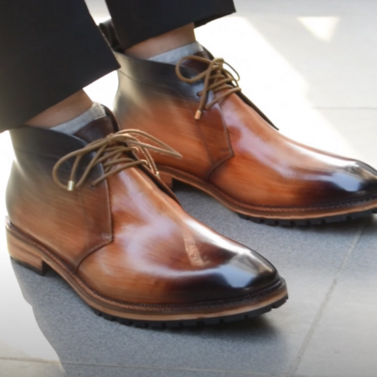 Classic Chukka Boots- Tan